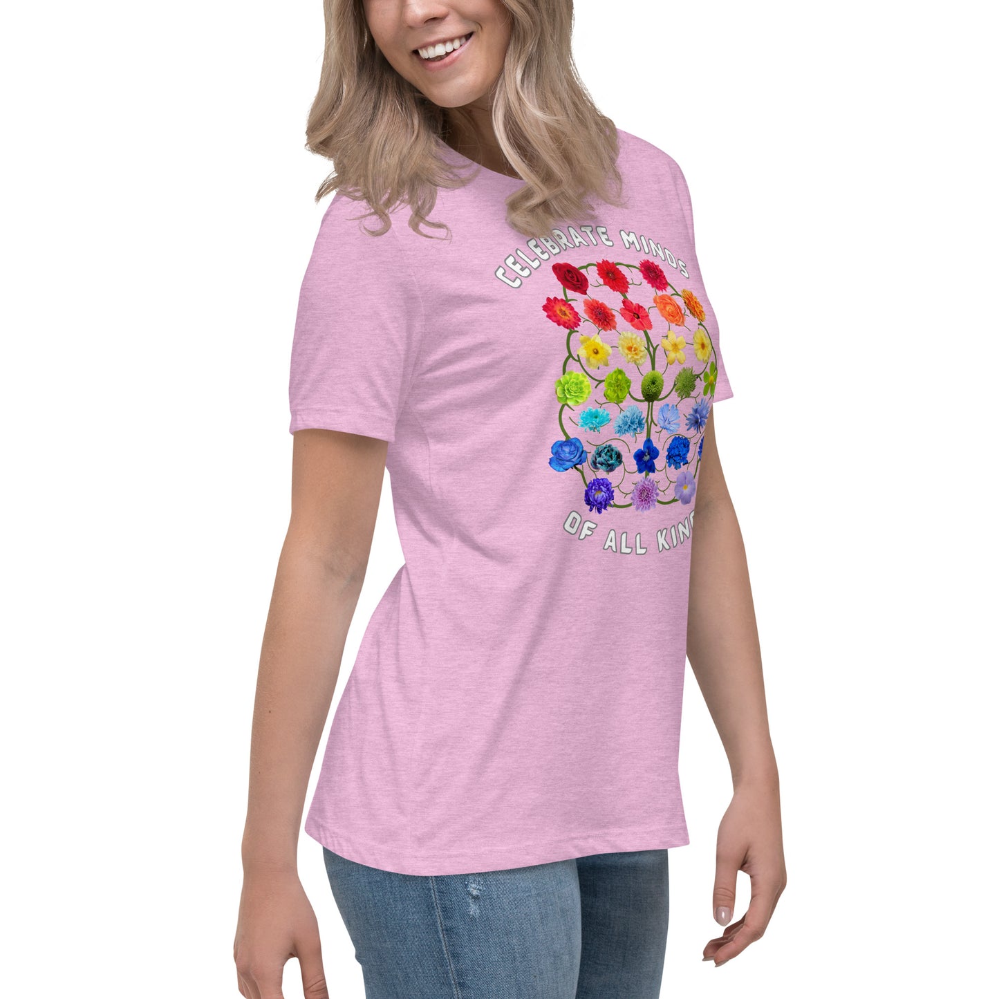 Celebrate Minds Of All Kinds Women's Relaxed T-Shirt