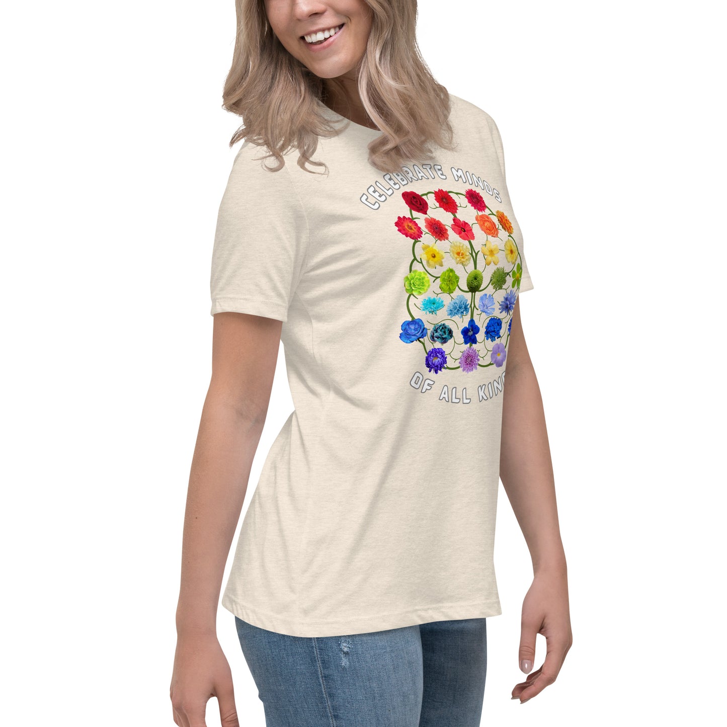 Celebrate Minds Of All Kinds Women's Relaxed T-Shirt