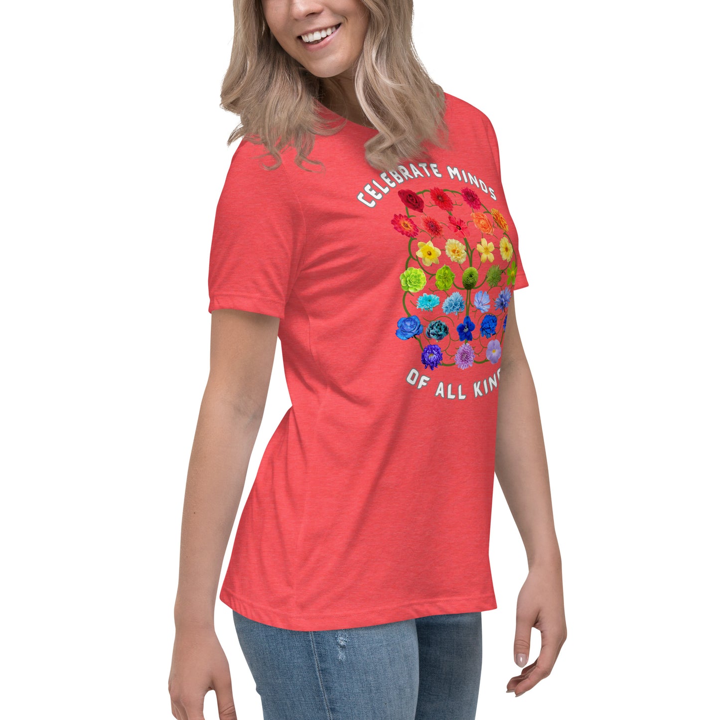 Celebrate Minds Of All Kinds Women's Relaxed T-Shirt