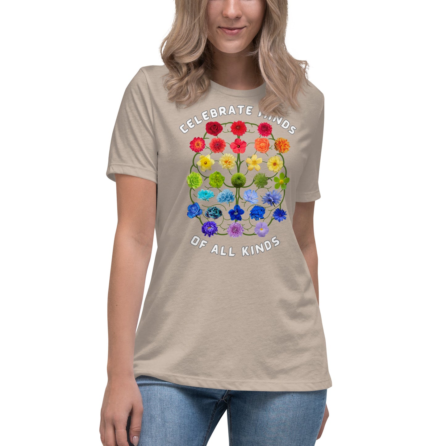 Celebrate Minds Of All Kinds Women's Relaxed T-Shirt