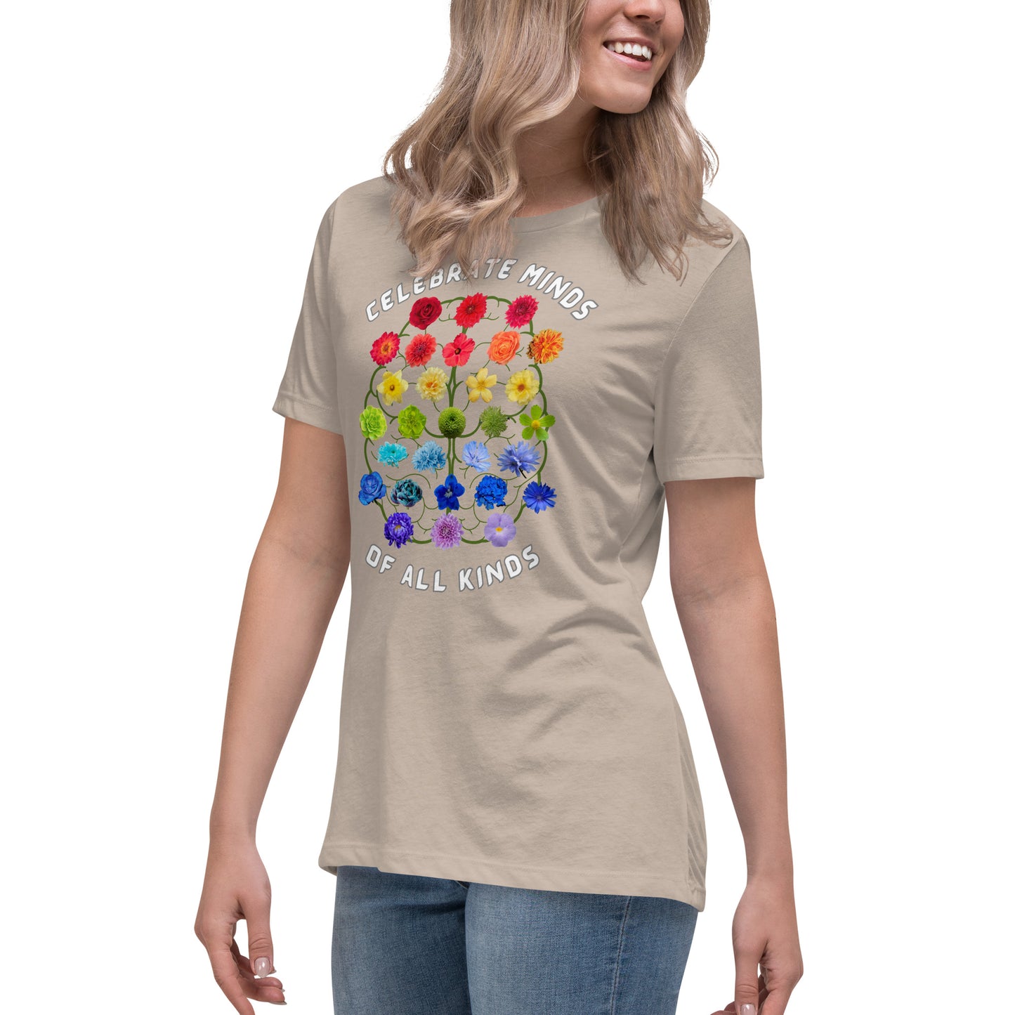 Celebrate Minds Of All Kinds Women's Relaxed T-Shirt