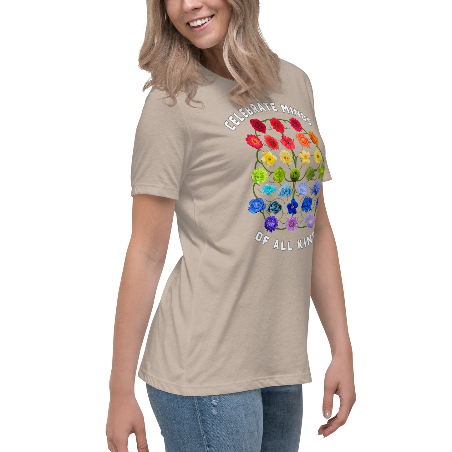 Celebrate Minds Of All Kinds Women's Relaxed T-Shirt