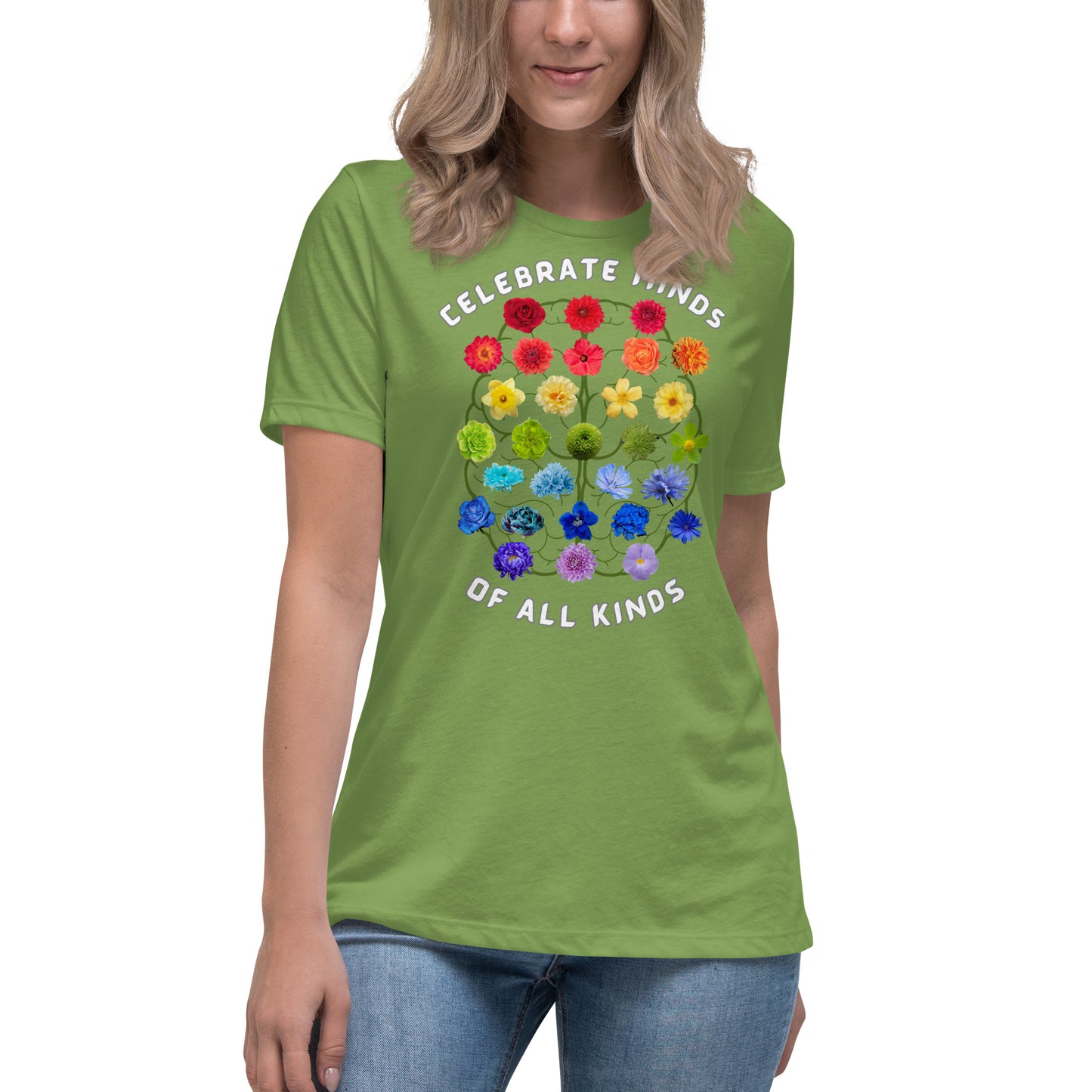 Celebrate Minds Of All Kinds Women's Relaxed T-Shirt