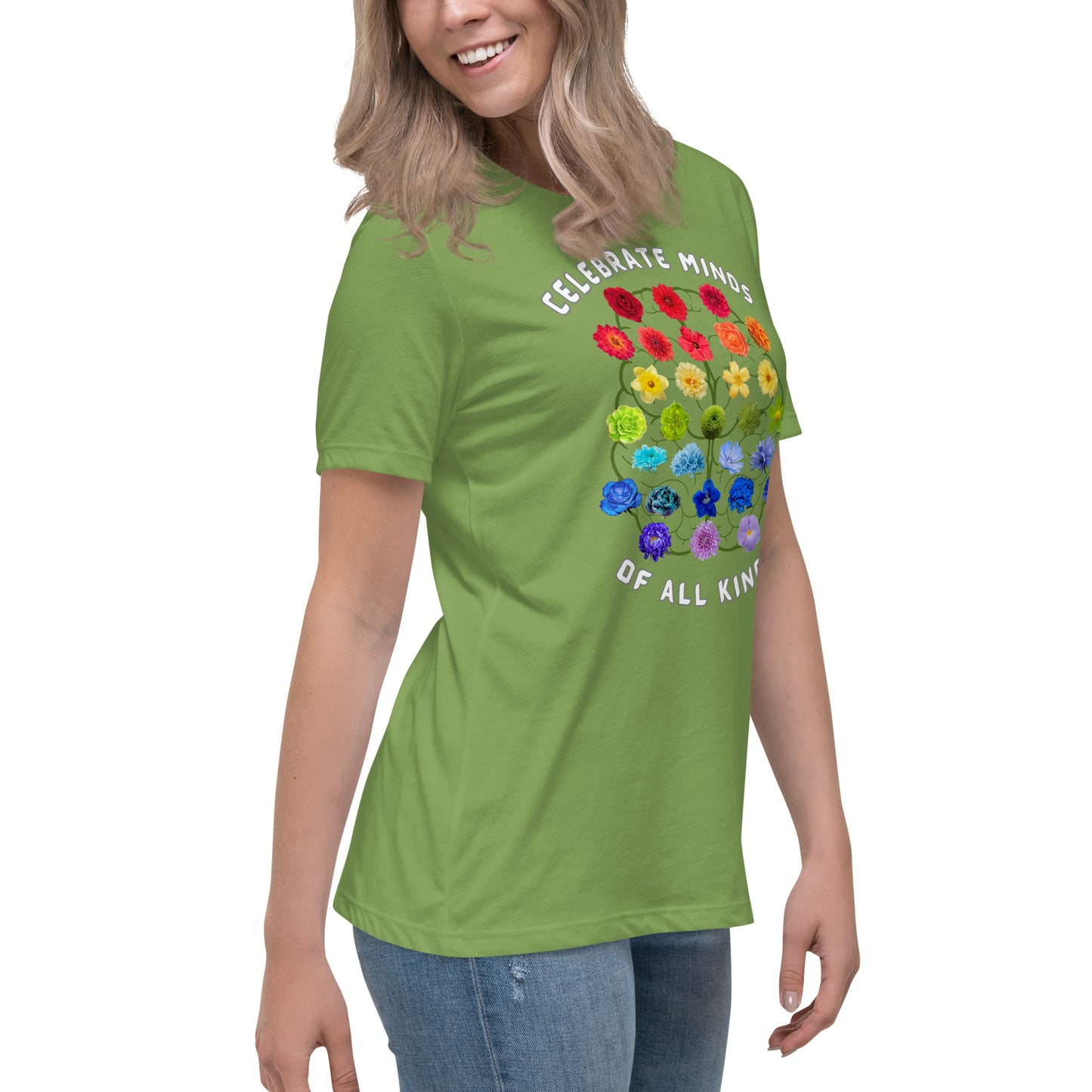 Celebrate Minds Of All Kinds Women's Relaxed T-Shirt