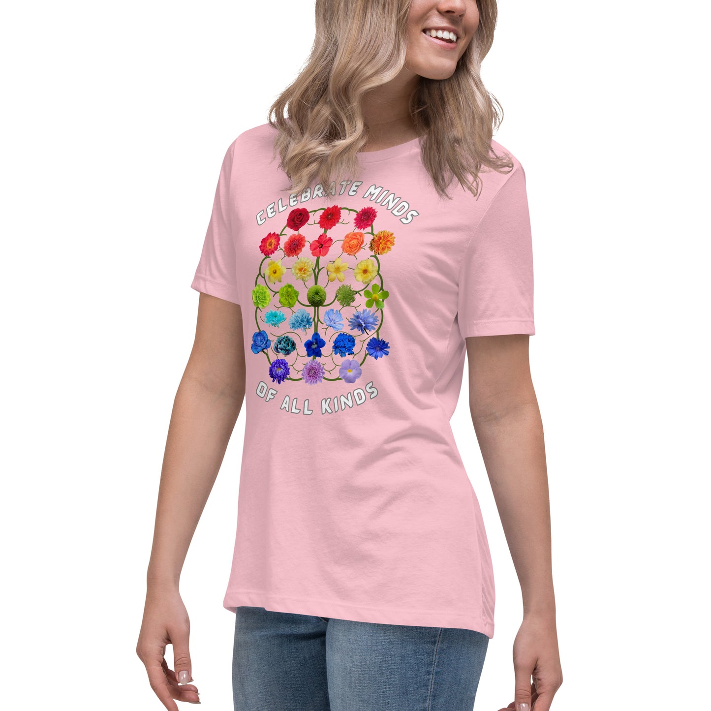 Celebrate Minds Of All Kinds Women's Relaxed T-Shirt