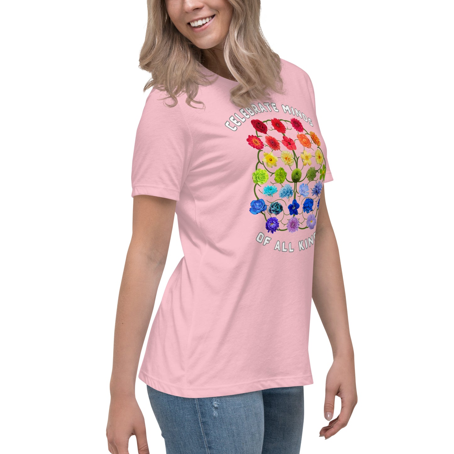 Celebrate Minds Of All Kinds Women's Relaxed T-Shirt