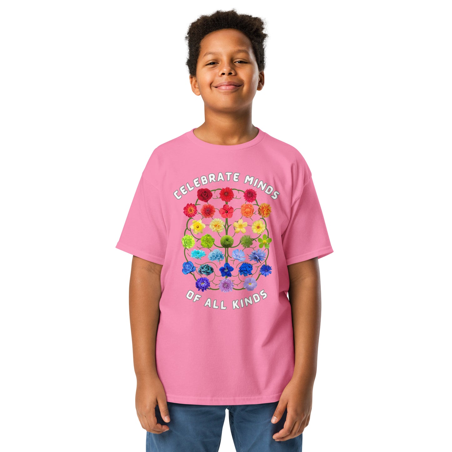 Celebrate Minds Of All Kinds Youth classic tee