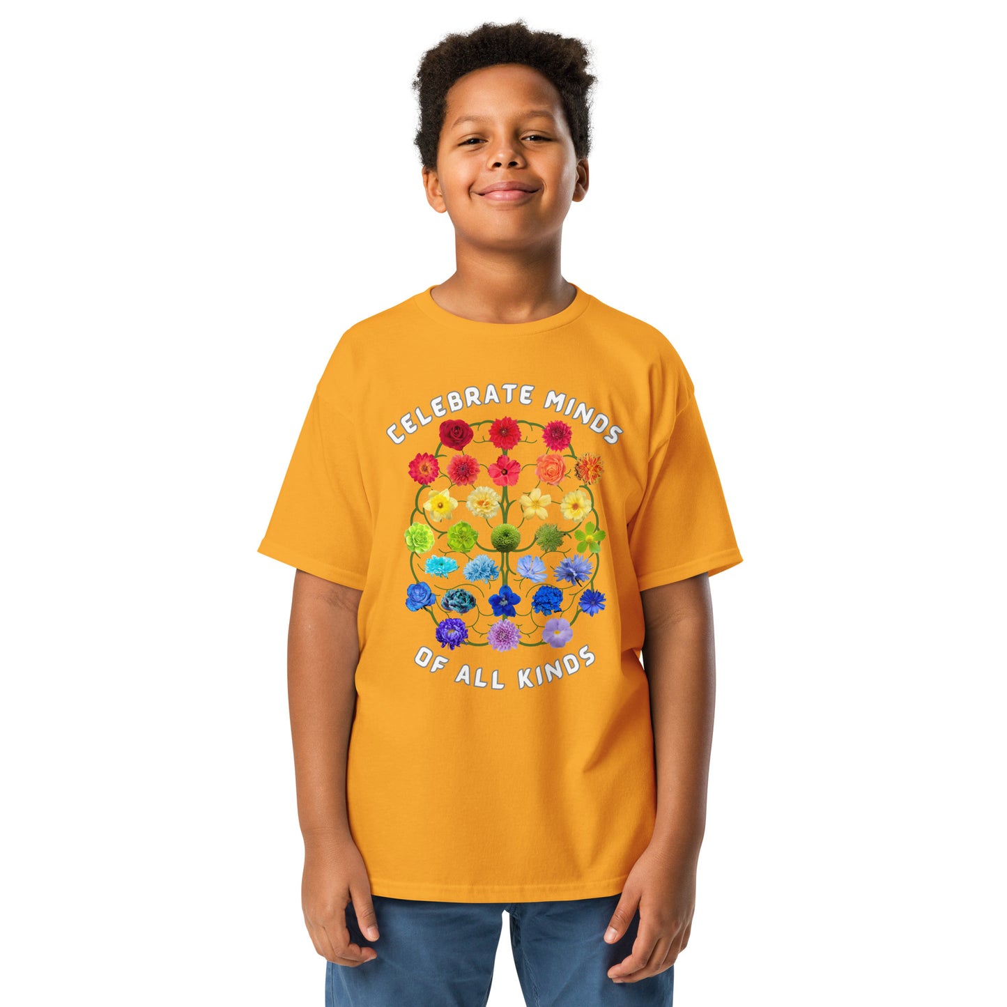 Celebrate Minds Of All Kinds Youth classic tee