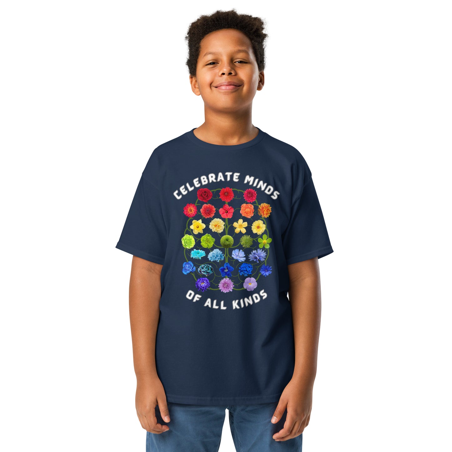 Celebrate Minds Of All Kinds Youth classic tee