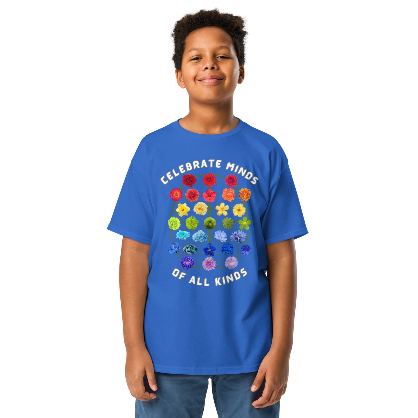 Celebrate Minds Of All Kinds Youth classic tee