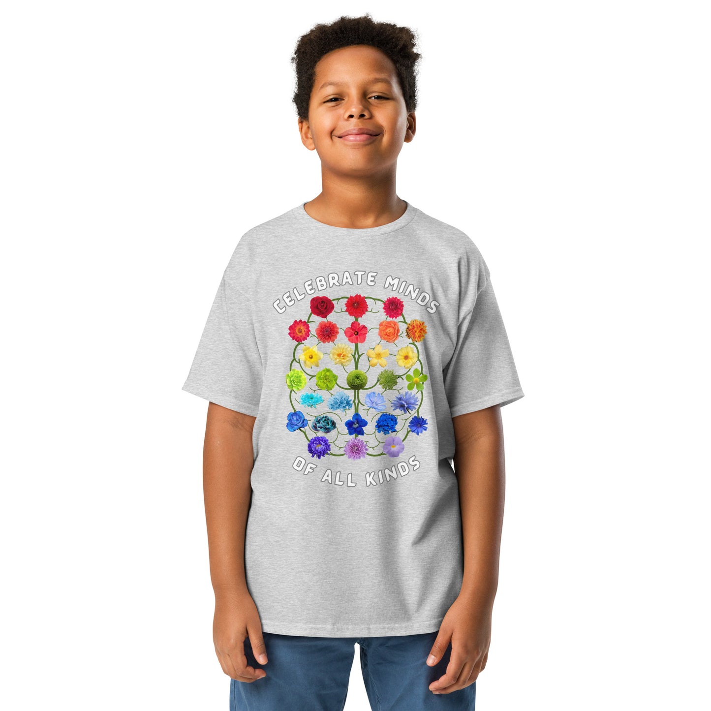 Celebrate Minds Of All Kinds Youth classic tee